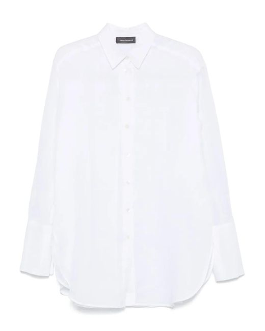 Lorena Antoniazzi Ramie Blouse in het White