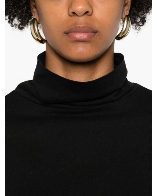 Marc O' Polo Black High-Neck Long-Sleeve Top