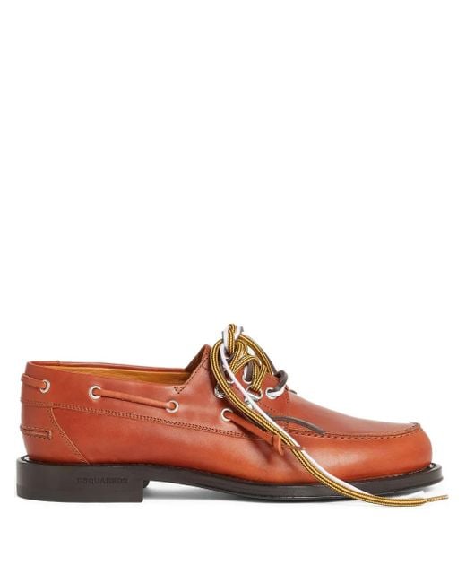 メンズ DSquared² X Magliano デッキシューズ Brown