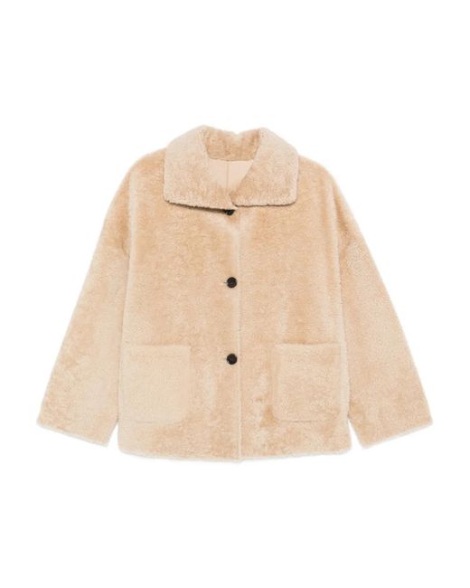 Arma Natural Isabella Reversible Shearling Coat