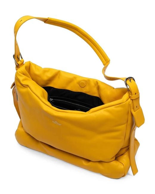 Maison Mihara Yasuhiro Yellow "Pucker" Puffer Bag