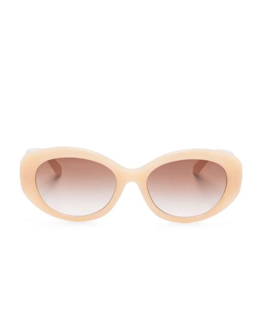 Ralph Lauren Pink Oval-Frame Sunglasses