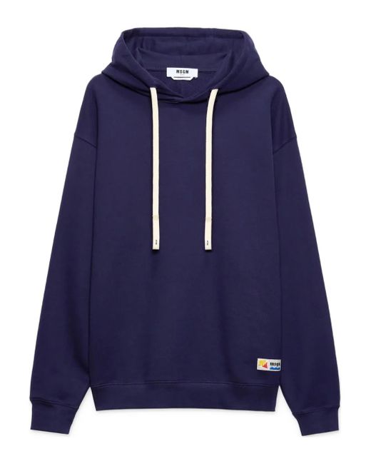 MSGM Klassischer Hoodie in Blue für Herren