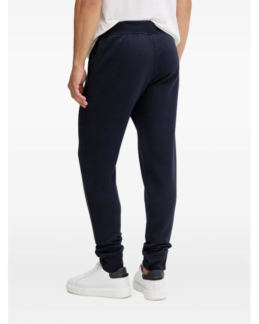 Trussardi Blue Elasticated-Cuff Trousers for men