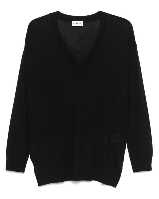 P.A.R.O.S.H. Black Linfa Pullover