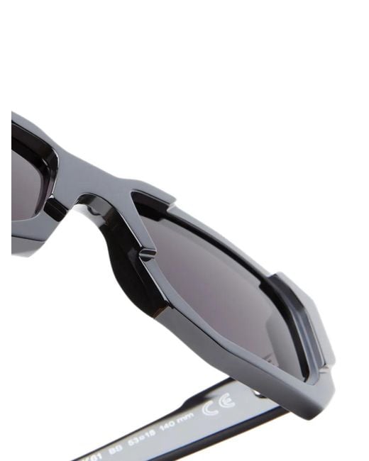 Kuboraum Black F6 Geometric Sunglasses
