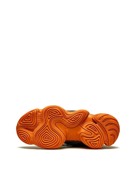 Yeezy Orange Adidas 500 High Tactile Sneakers