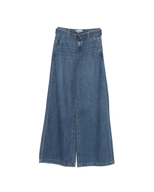 PAIGE Blue Cameron Belted Jeans