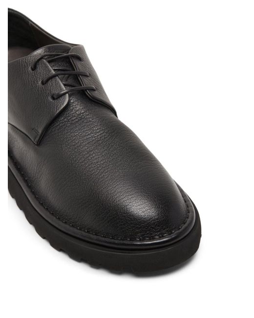 Marsèll Black Sancrispa Alta Pomice Derby Shoes for men