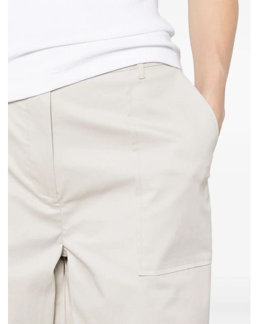 Alpha Tauri White Pantalon Pura V1.Y10.01 À Plis