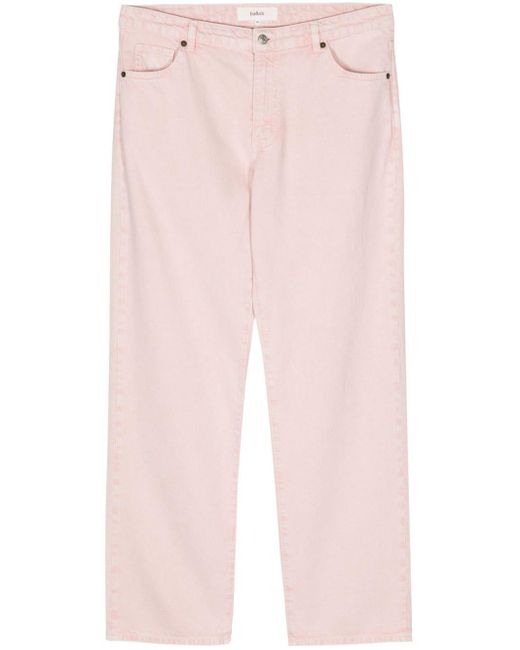 Ba&sh Ferell Straight Jeans in het Pink