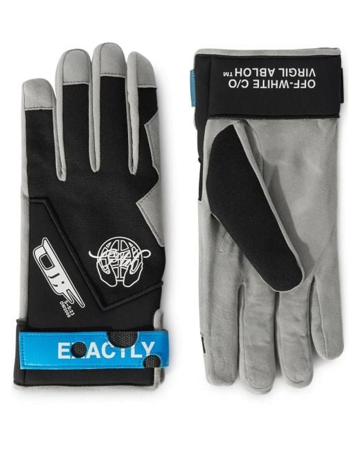 Off-White c/o Virgil Abloh Black Exact Opp Gloves for men