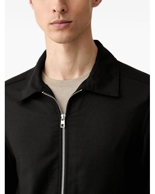 Michael Kors Black Veste Zippée À Col Italien for men