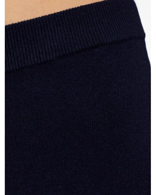 Gestuz Geribbelde Broek in het Blue