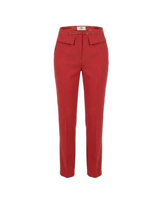 Elisabetta Franchi High-Waisted Tailored Trousers