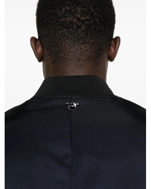 Bomber Con Zip di Emporio Armani in Blue da Uomo