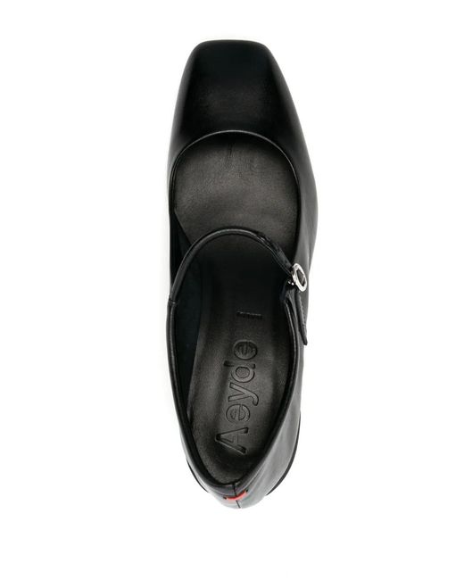 Aeyde Black Aline Nappa Leather Shoes