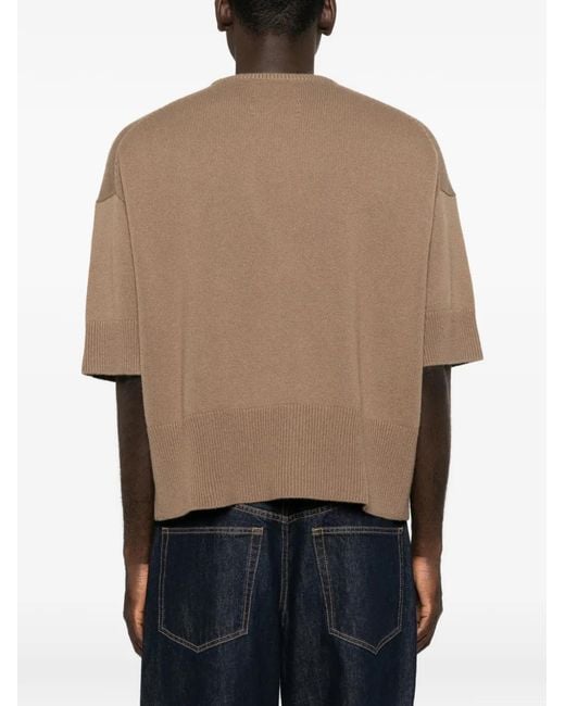 Extreme Cashmere Brown Sassie Cashmere V-Neck Sweater