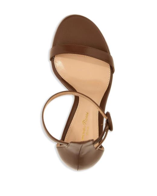 Gianvito Rossi Brown 95Mm Gaeta Sandals