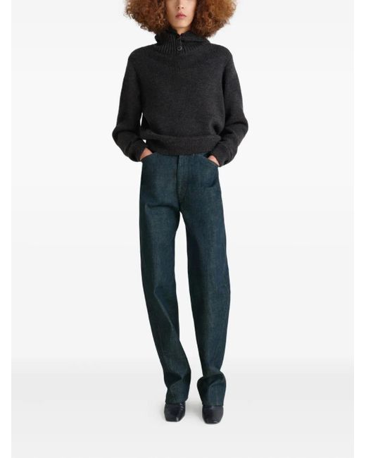 Lemaire Blue Twisted Five-Pocket Jeans