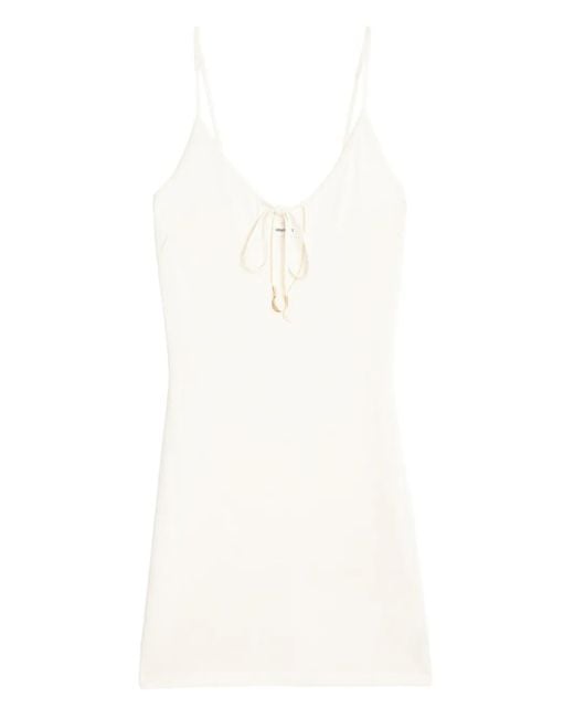 Zadig & Voltaire White Savana Mini Dress