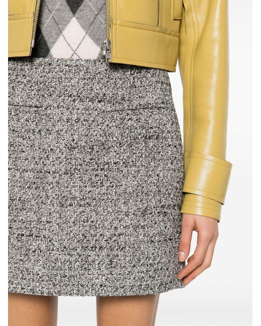 Golden Goose Deluxe Brand Gray Journey W`s Lisette Mini Skirt Clothing