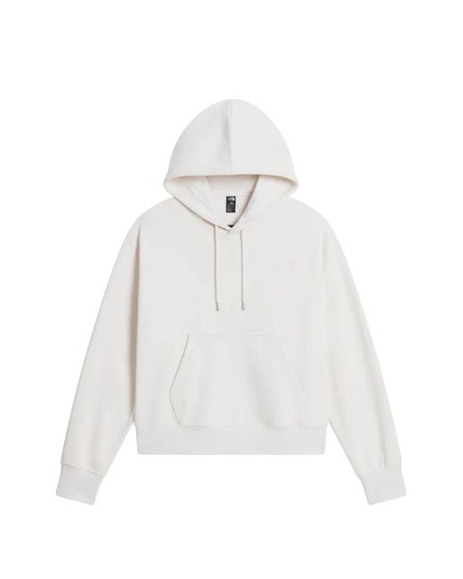 The North Face White Tnf Essential Simple Dome Boxy Oversized Hoodie