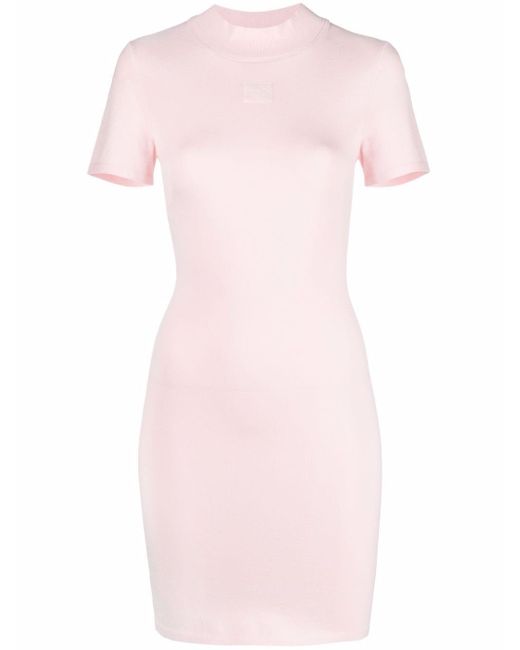 Alexander Wang T shirt Bodycon Dress in Pink Lyst