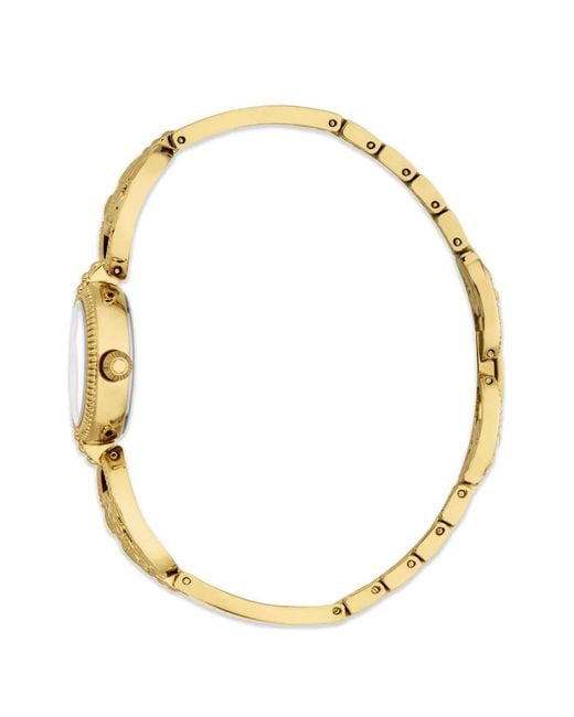 Roberto Cavalli Metallic Monogram Link 22Mm Watch