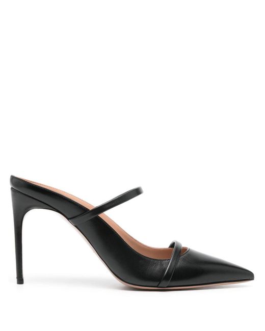 Malone Souliers Black Aurora 90mm Leather Mules