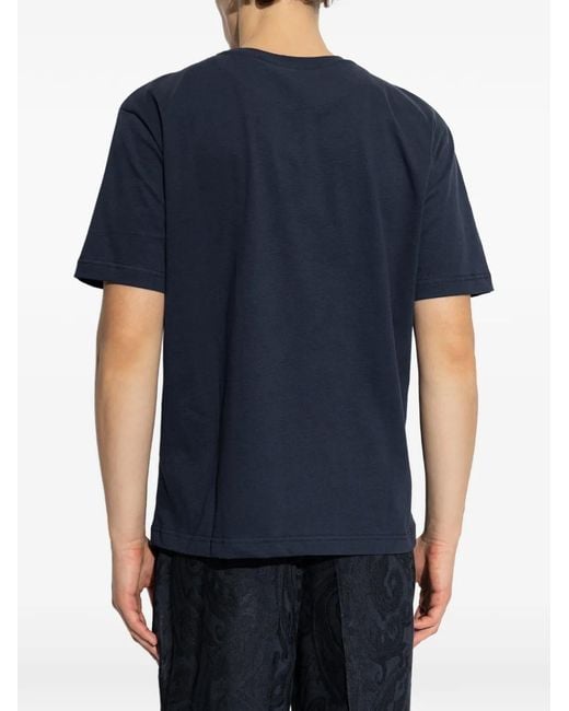 Etro Blue T-Shirts And Polos for men
