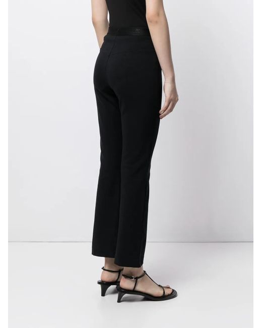 Wolford Black Grazia Trousers With Logo