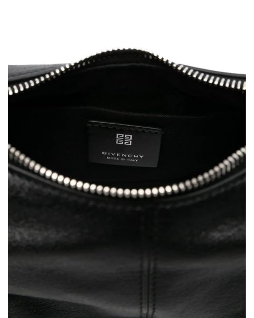 Givenchy Black Voyou Leather Shoulder Bag