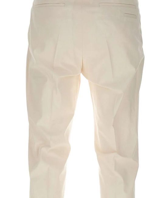 Boss Natural Zip-Fly Side-Pocket Trousers for men