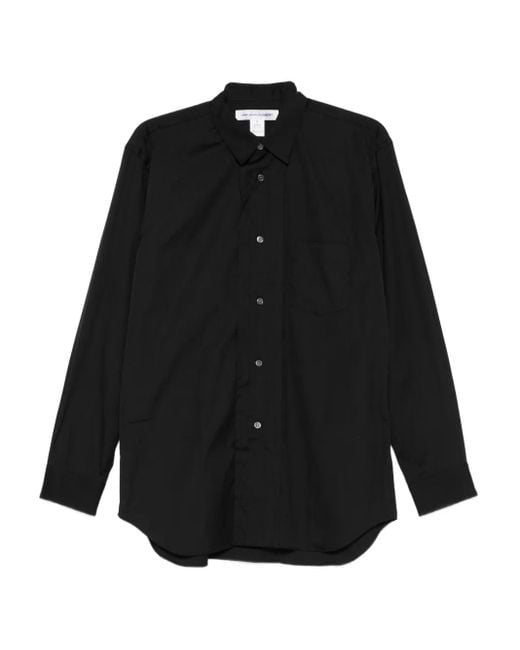 Comme des Garçons Black Chest-Pocket Long-Sleeve Shirt for men