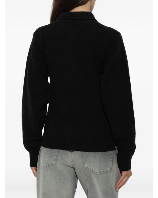 Haikure Black Ash Polo Sweater