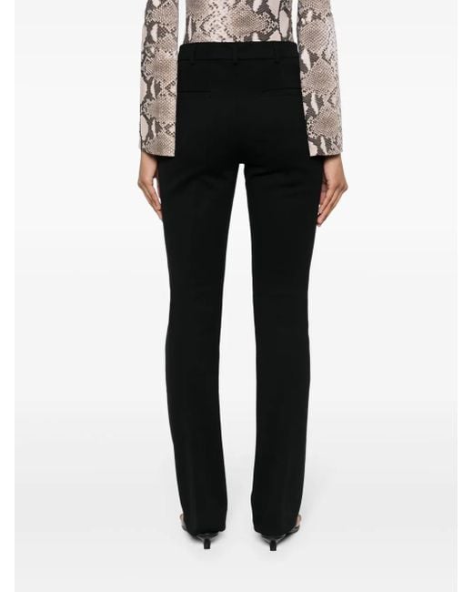 Sportmax Black Pontida Straight-Leg Tailored Trousers