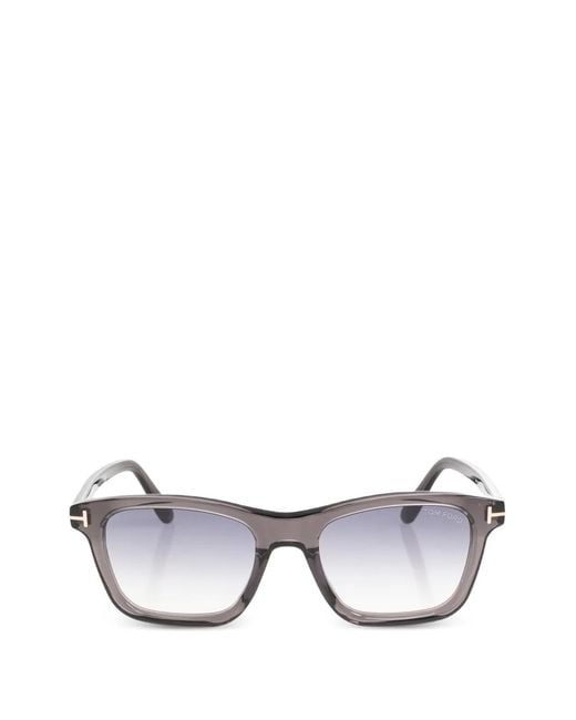 Tom Ford Gray Barron Square-Frame Sunglasses for men