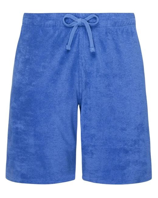 Vilebrequin Blue Terry Bermuda Shorts for men