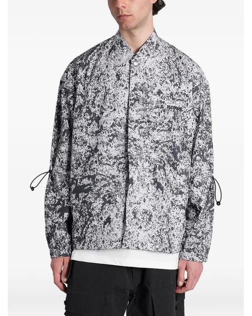 Peacemaker Oamc Gray Drawstring-Sleeve Jacket for men