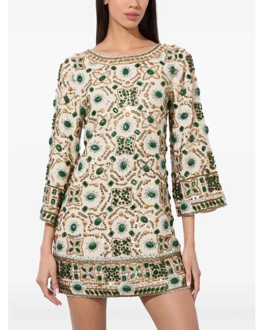 alice and olivia white beaded dress + Eleonora Embellished in Size:O/S Hem hits above the Style:AP1D105839 3 ways to wear