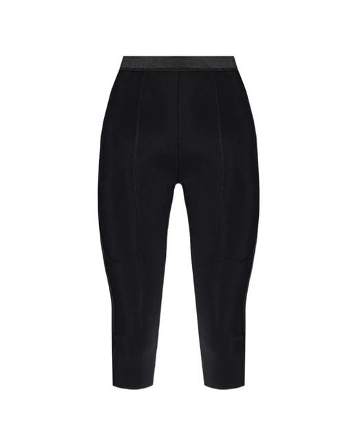 Coperni Black Bermuda Style Cycliste À Taille Élastique