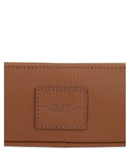 Marc Jacobs エンボスレザーペンシルケース Brown