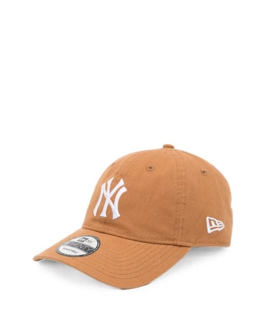 KTZ Natural 9Twenty Logo-Embroidered Baseball Cap