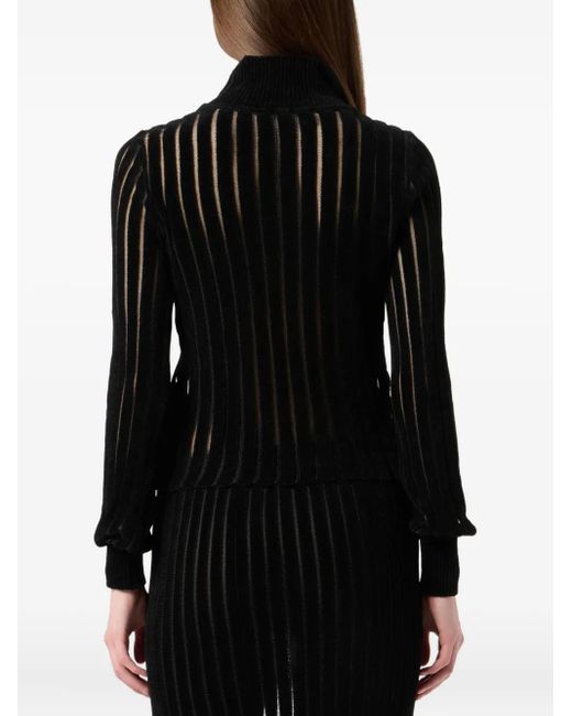 Top A Collo Alto di Blumarine in Black