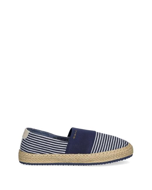 Gant Blue Striped Espadrilles