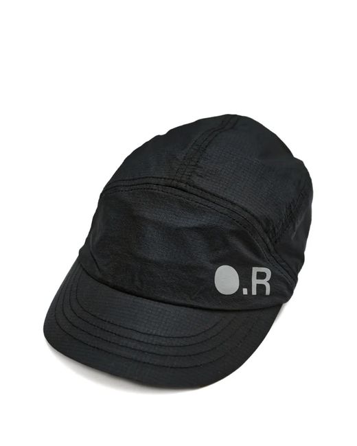 Optimistic Runners Black Logo-Print Cap