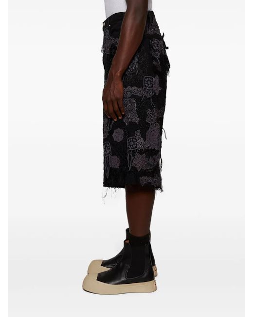 Pantalones vaqueros cortos Poetic Lust Earthling VIP de hombre de color Black