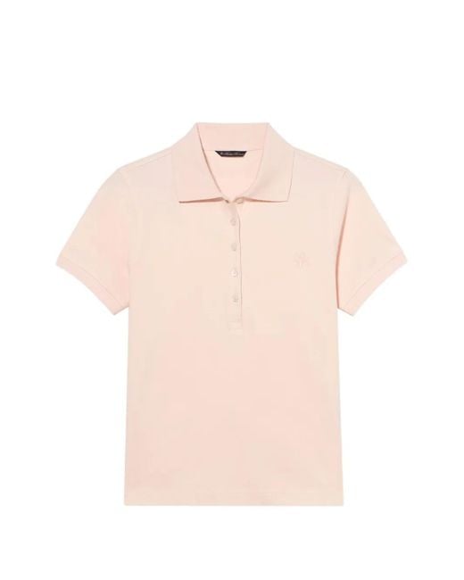 Brooks Brothers Pink Logo-Embroidered Piqué Polo Shirt