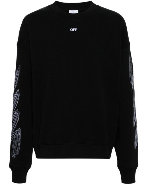 Off-White c/o Virgil Abloh Sweater Met Print in het Black voor heren